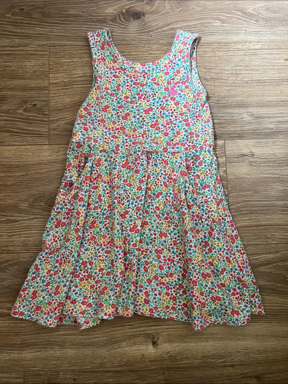 GAP Floral Sleeveless Dress - Pink, Green, Yellow
